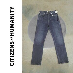 Citizens Of Humanity Dark Blue Ankle Jeans